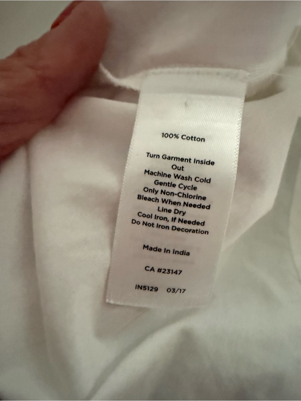 Talbots White Beaded Floral-Yoke Sleeveless Tank - Picture 4 of 7